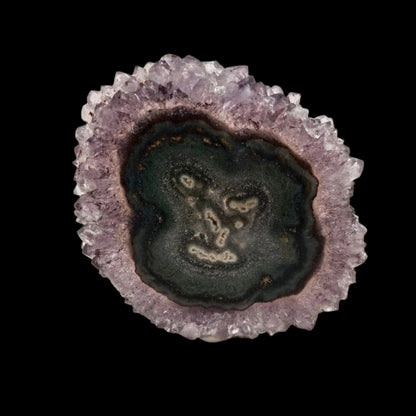 Amethyst Stalactite Slice aka "THE FACE"