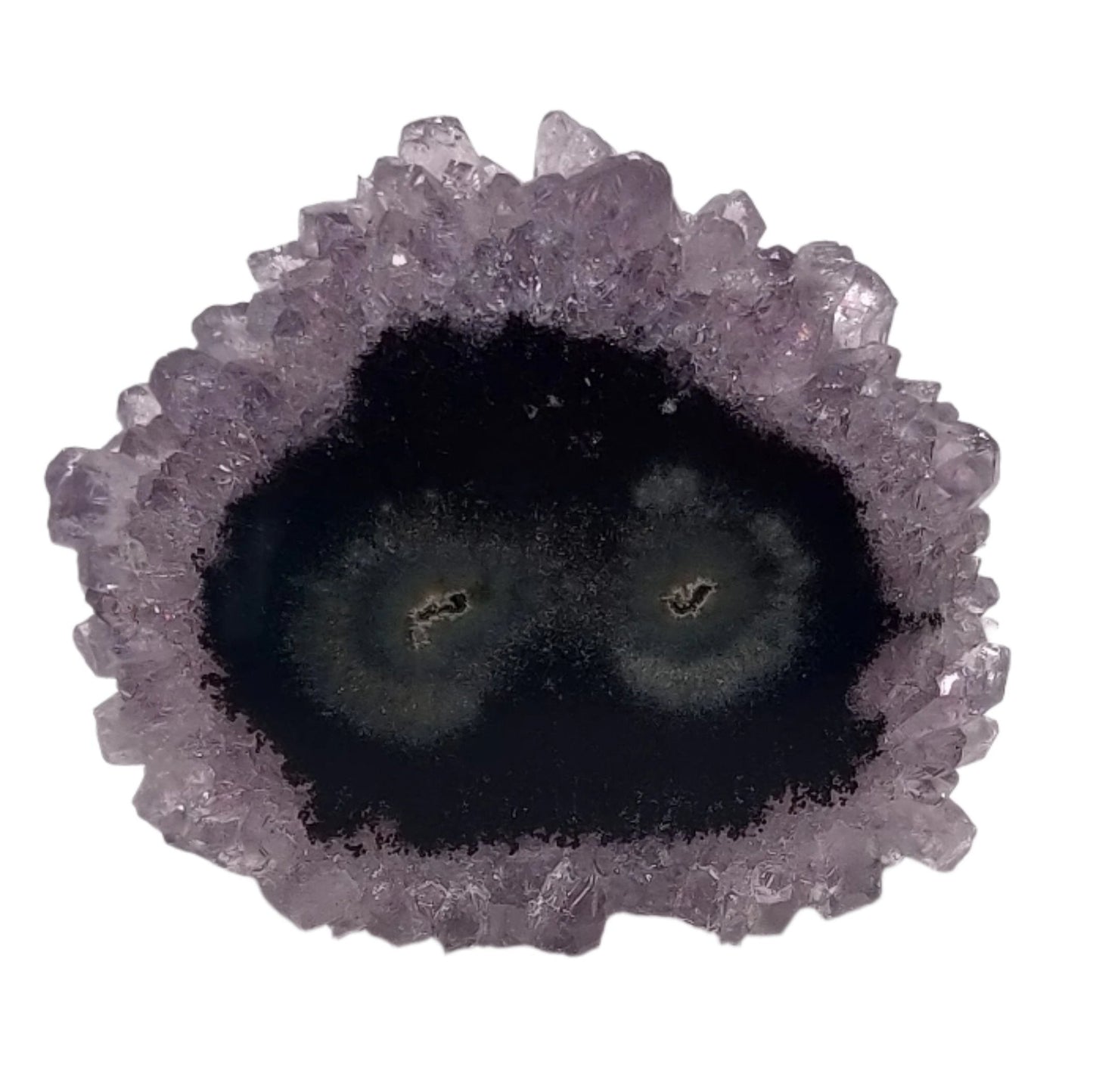 Amethyst Stalactite "Owl Eyes"