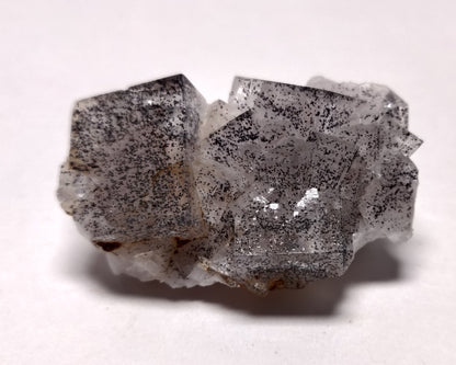 Clear Fluorite w/ Hematite inclusions, Hardin County, IL