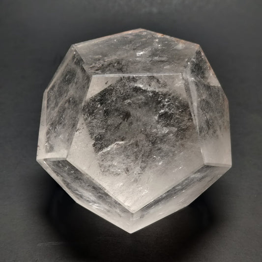 Large Dodecahedron Quartz Crystal (815g, 3.56inches), Minas Gerais, Brazil