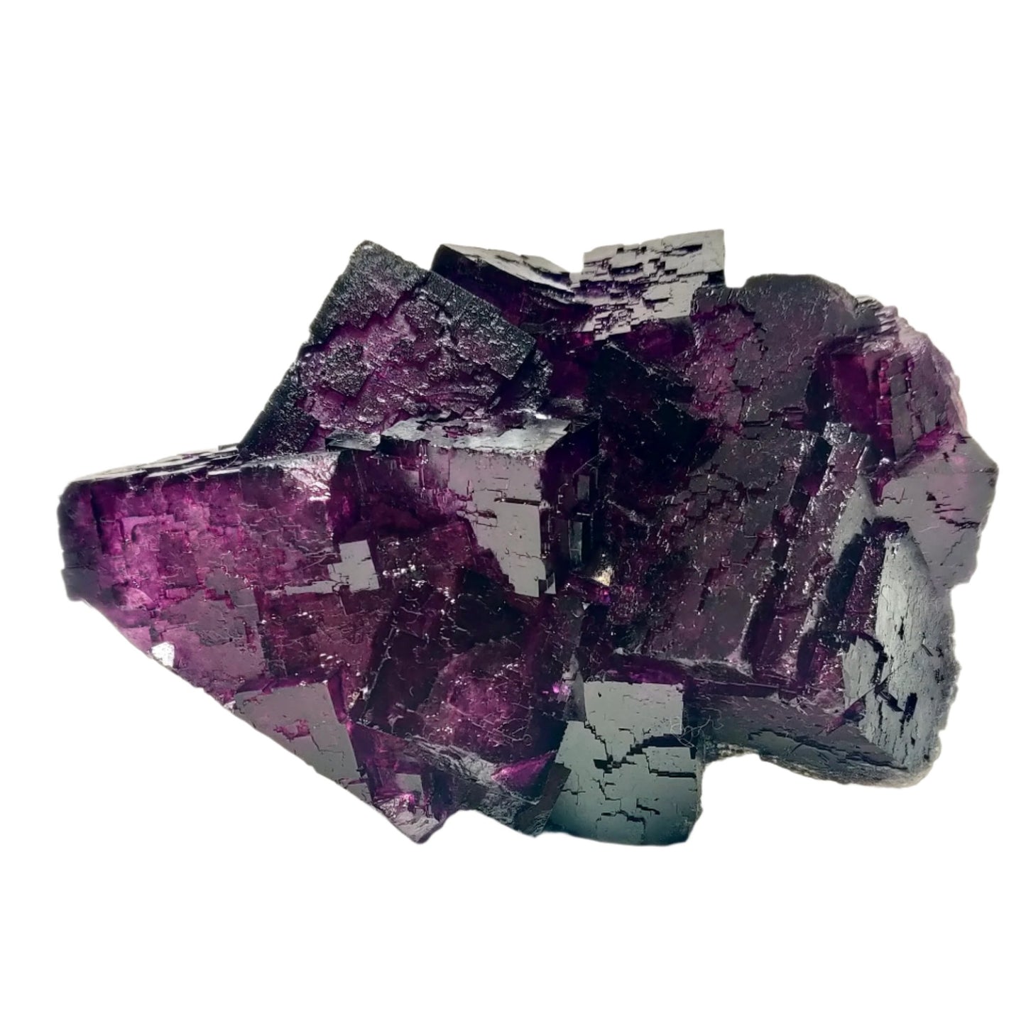 Elmwood Mine Purple Fluorite, 741g (1.6lbs)