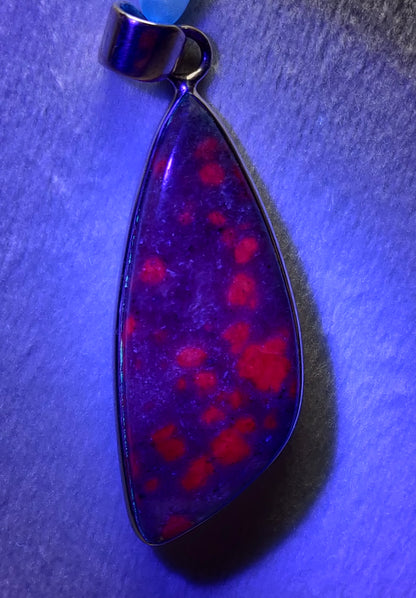 Ruby in Kyanite 925 Sterling Silver Pendant