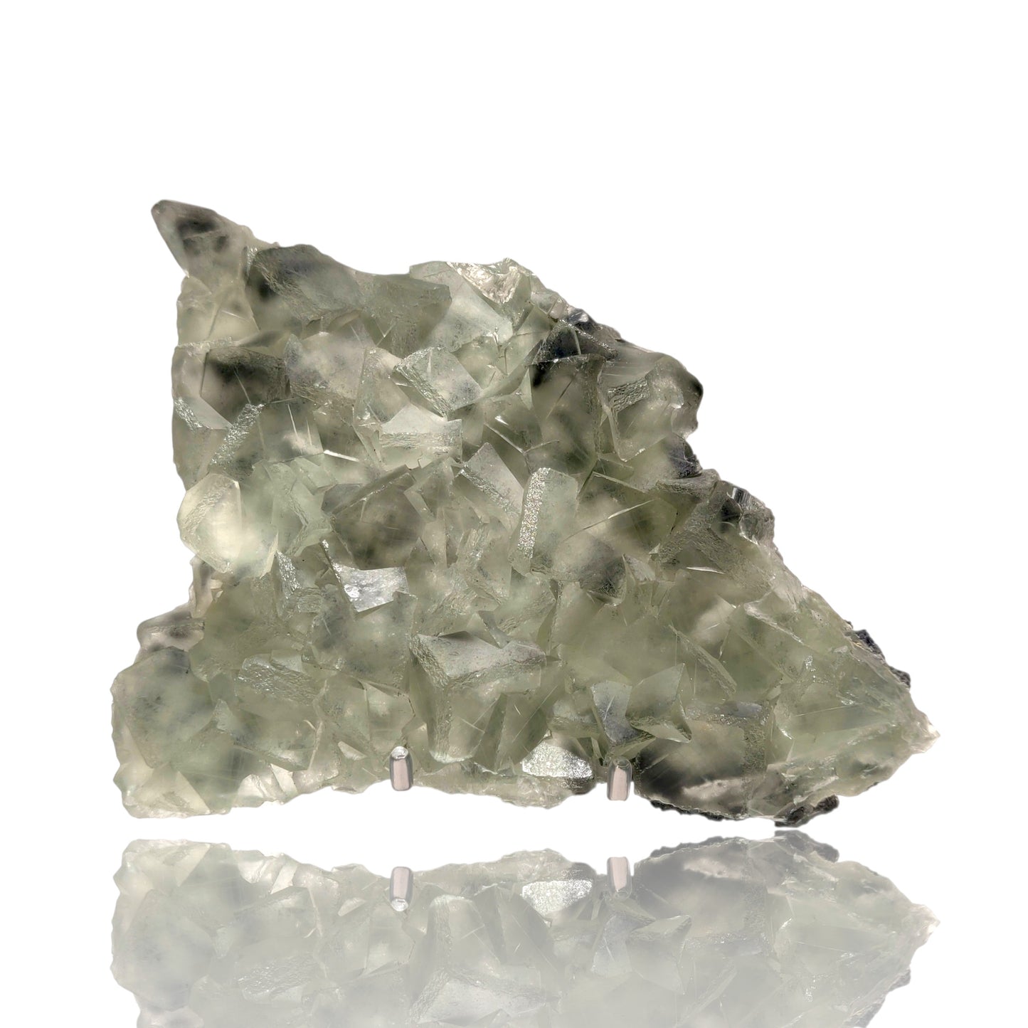 Glass-Green' Fluorite Cluster — Xianghualing Mines, China (687g)