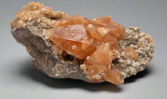 Large Cabinet Dogtooth Calcite w/ Dolomite - Pugh Quarry, Ohio - Premier American Locality! (3.7kg, 8.2lbs)