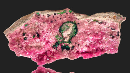 Hot Pink Cobaltoan Dolomite & Malachite — Mashamba West, DR Congo