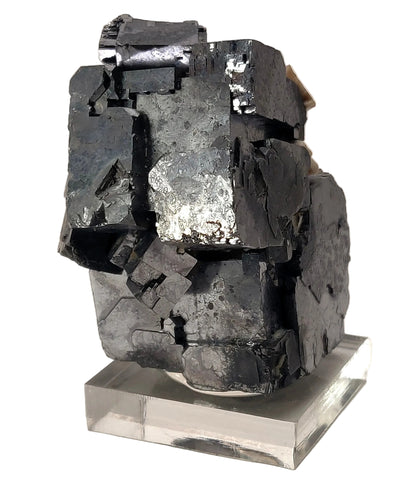 Mineral sample on a white background