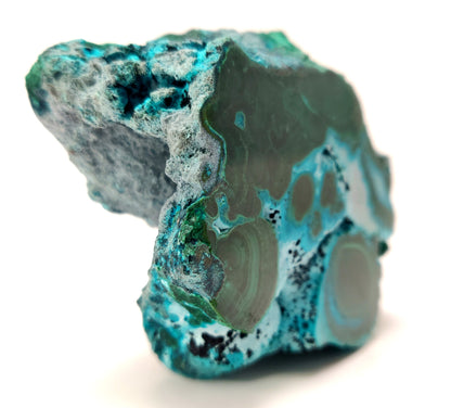 Druzy Chatoyant Malachite & Chrysocolla.  Mashamba Mine, DR Congo (270g)