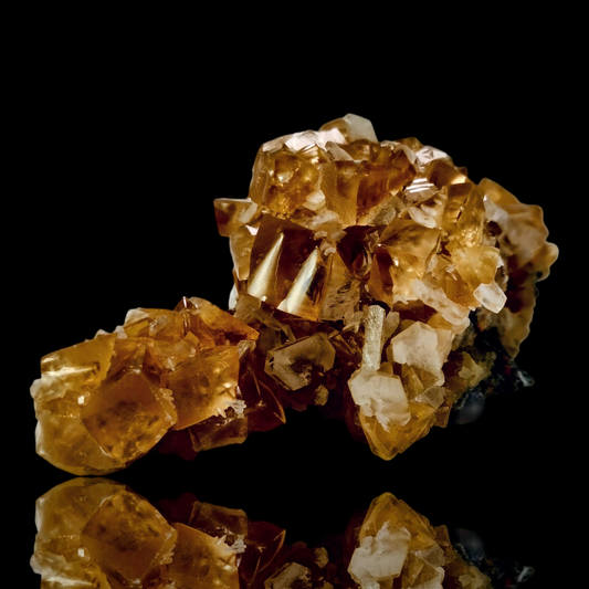 Golden Yellow Calcite, Longyang Mine, Fujian, China (150g)
