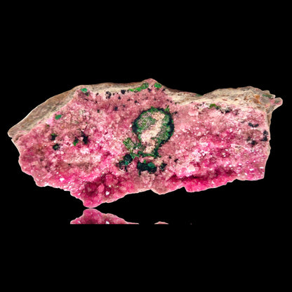 Hot Pink Cobaltoan Dolomite & Malachite — Mashamba West, DR Congo