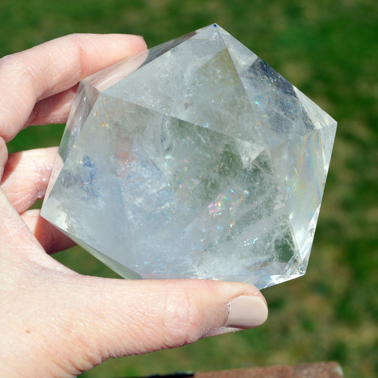 Clear Icosahedron Quartz