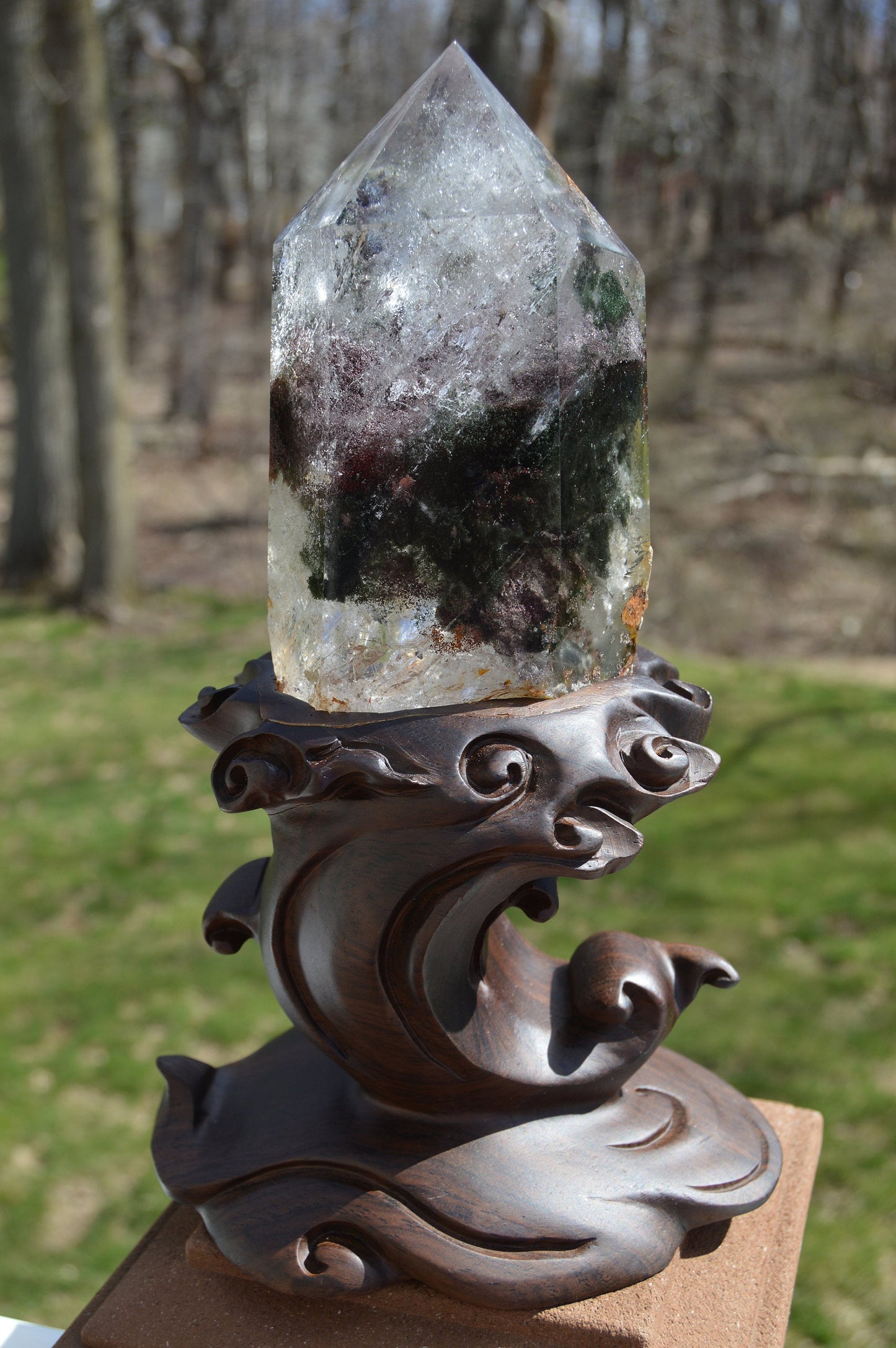 Garden Quartz with stand