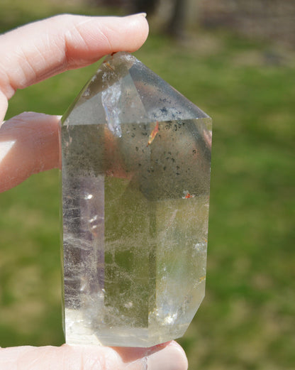 Phantom Chlorite Crystal Quartz Tower