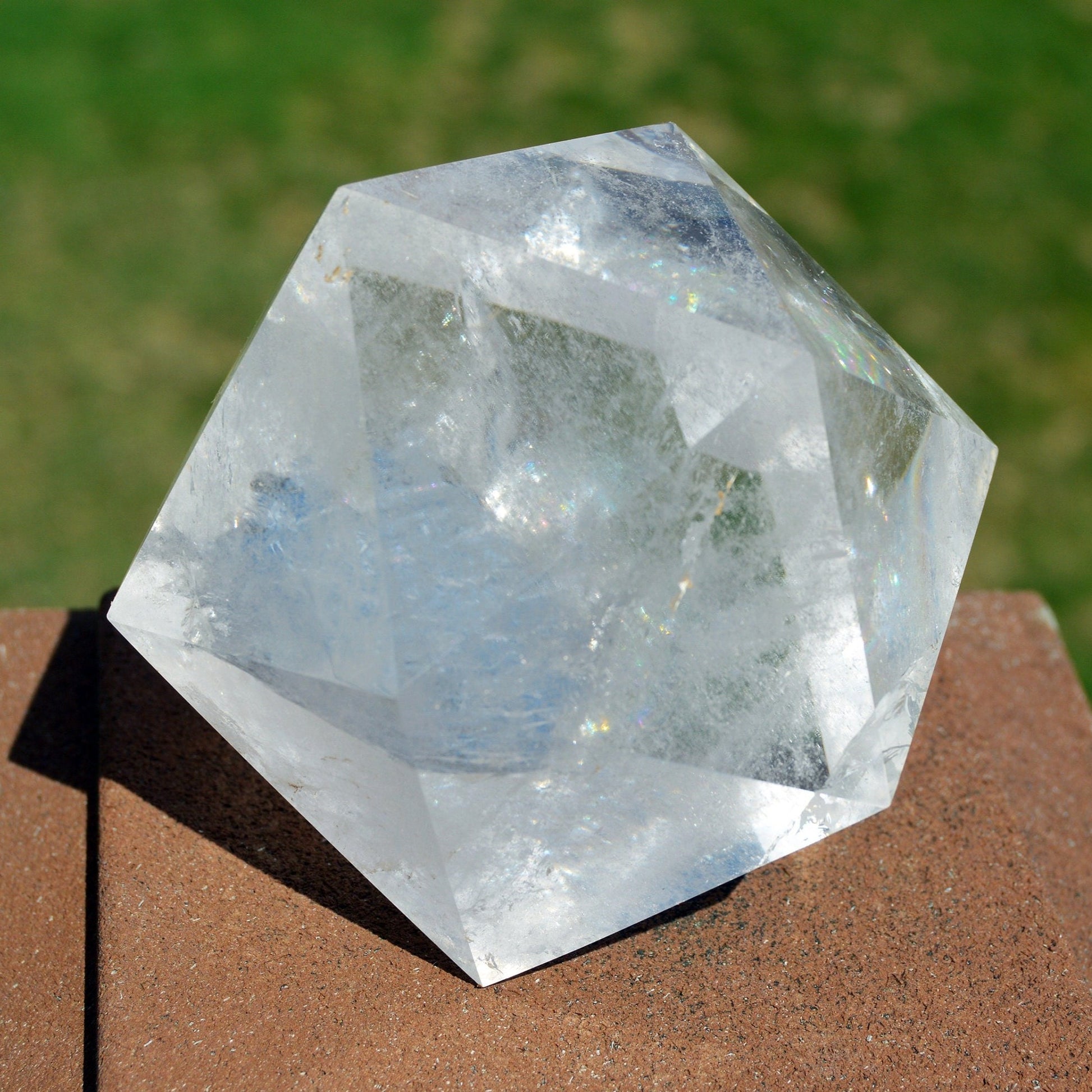 Clear Icosahedron Quartz