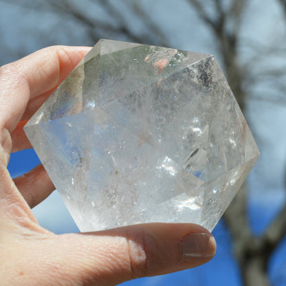 Clear Icosahedron Quartz