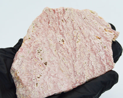 Rhodochrosite Slab from Argentina - Statement piece or for lapidary