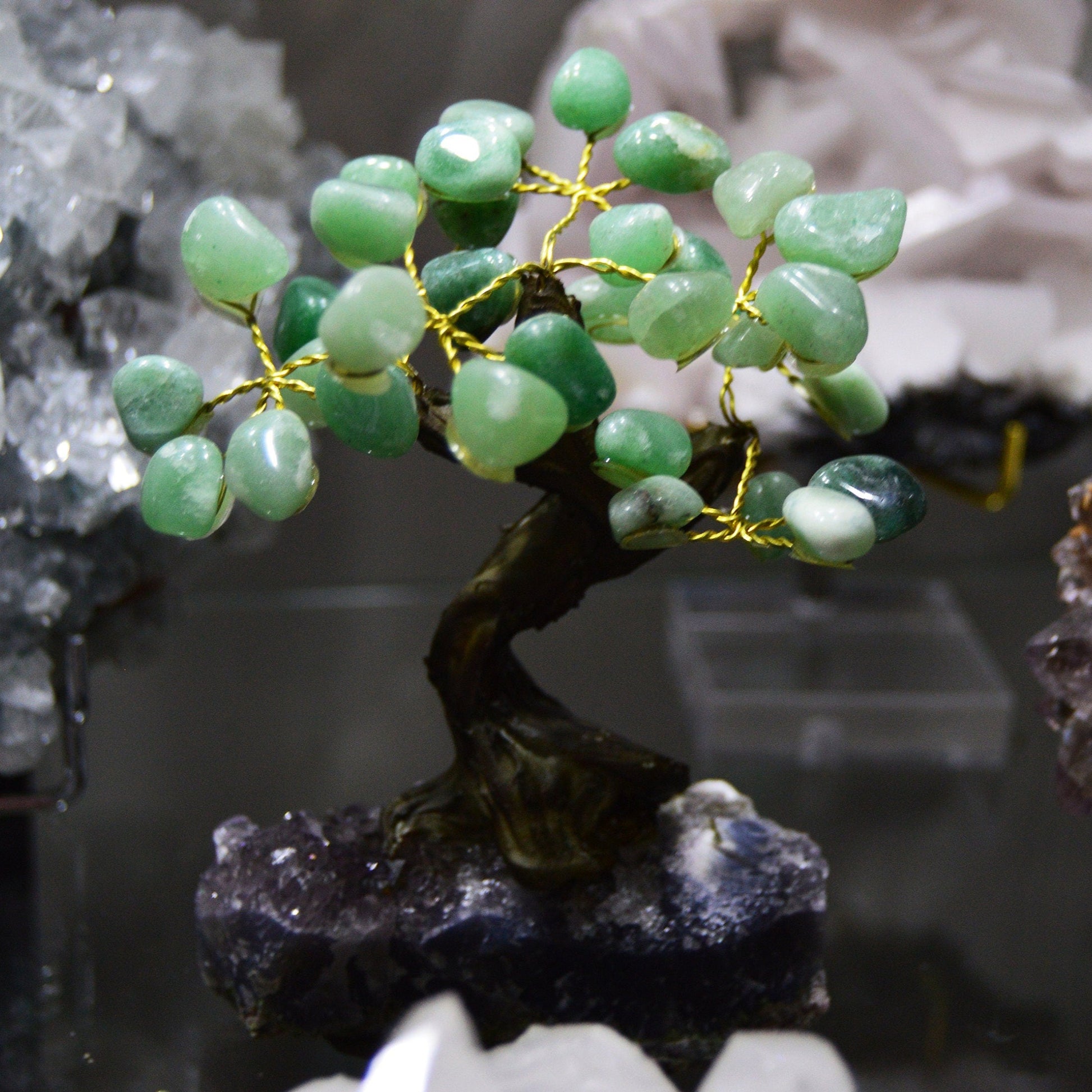 Green Quartz Crystal Tree