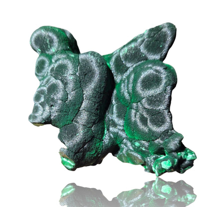 High-Chatoyancy "Cat's Eye" Fibrous Malachite | Shilu Mine, Guangdong, China | 2.8" / 200g