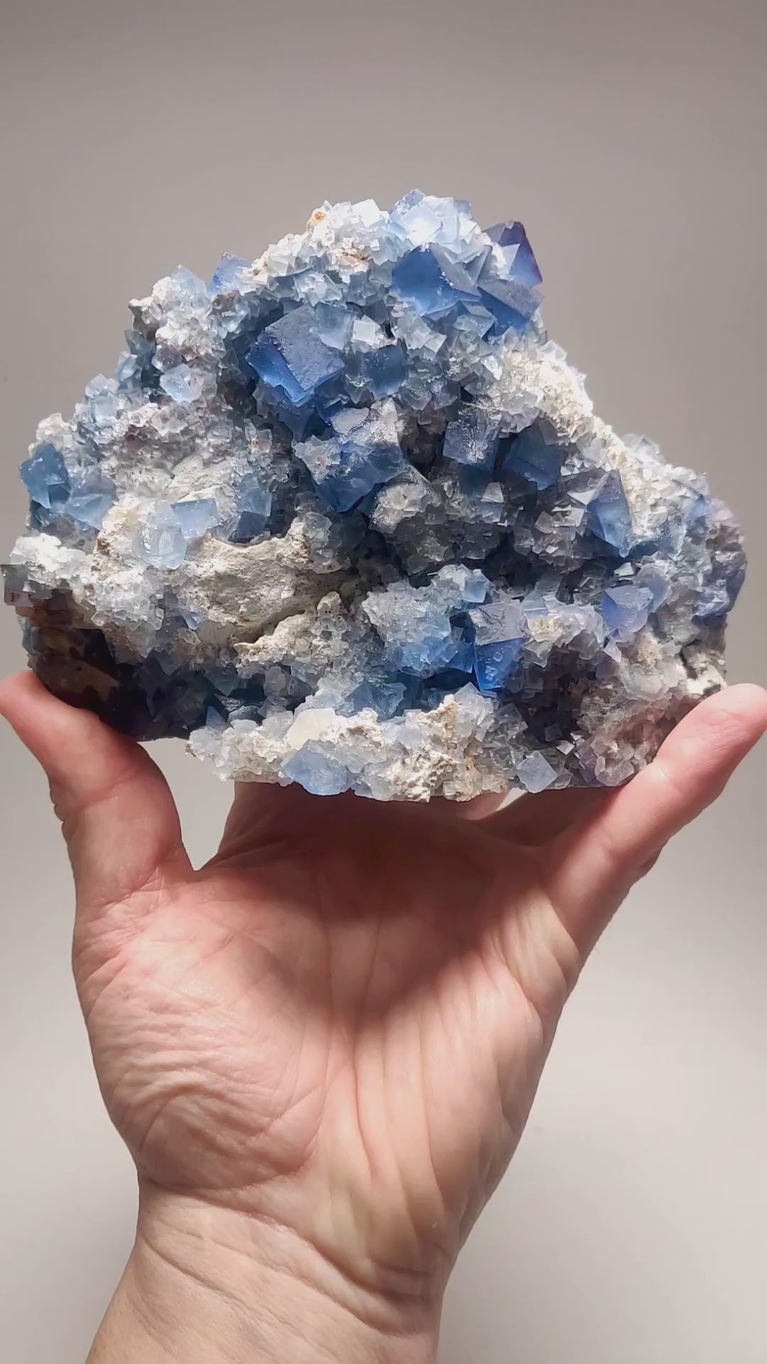 Museum-Quality Bingham Blue Fluorite — Blanchard Mine, New Mexico