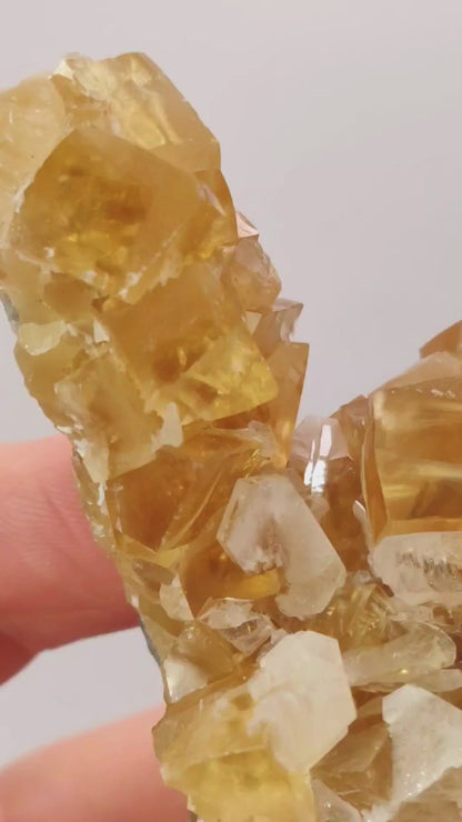 Golden Yellow Calcite, Longyang Mine, Fujian, China (150g)