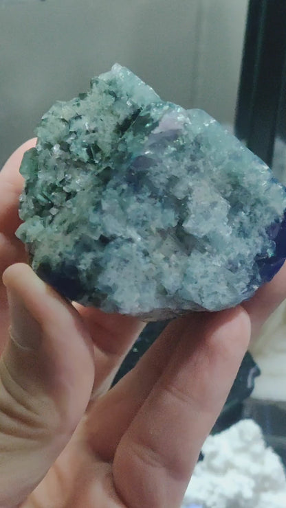 Milky Way Pocket, Fluorite w/Quartz, Diana Maria Mine