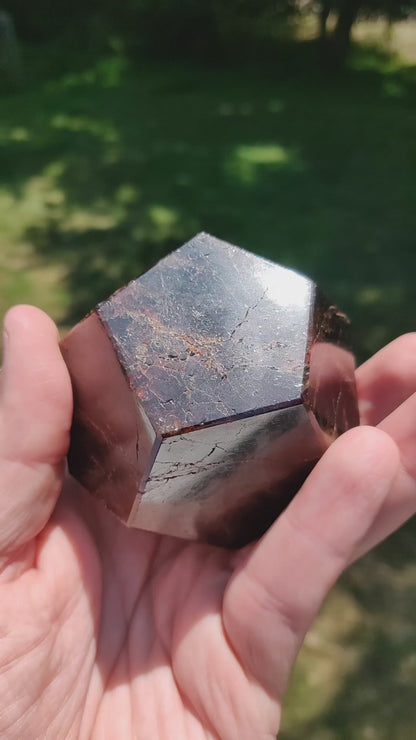 AAA+ Andradite Garnet Dodecahedron, 726g