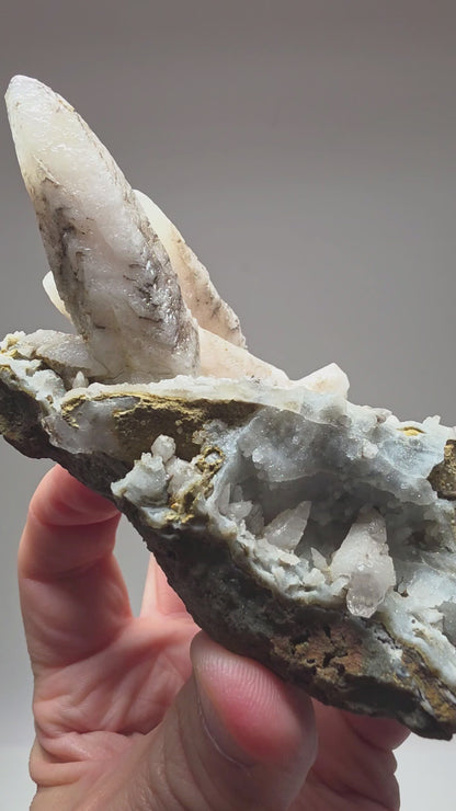 5.2" Drusy Quartz "Dragon Tooth" Pseudomorph | Lesotho, Africa | 360g