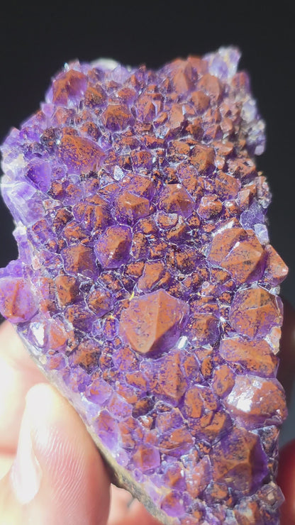 Hematite-Included Amethyst Cluster | Thunder Bay, Ontario | 200g