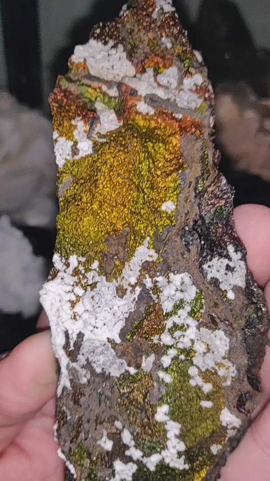 Rainbow Iridescent 'Turgite' Goethite/Hematite Specimen - Mapimi, Mexico
