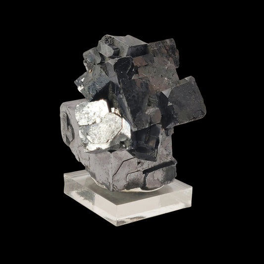 Galena from Picher Mine - Tri-State District, Oklahoma, USA | Classic Cubic Lead Sulfide