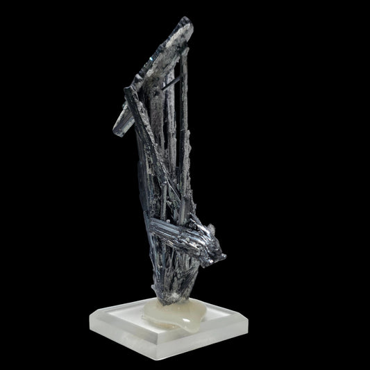 Architectural Bladed Stibnite Spray| Kadamzhay, Kyrgyzstan